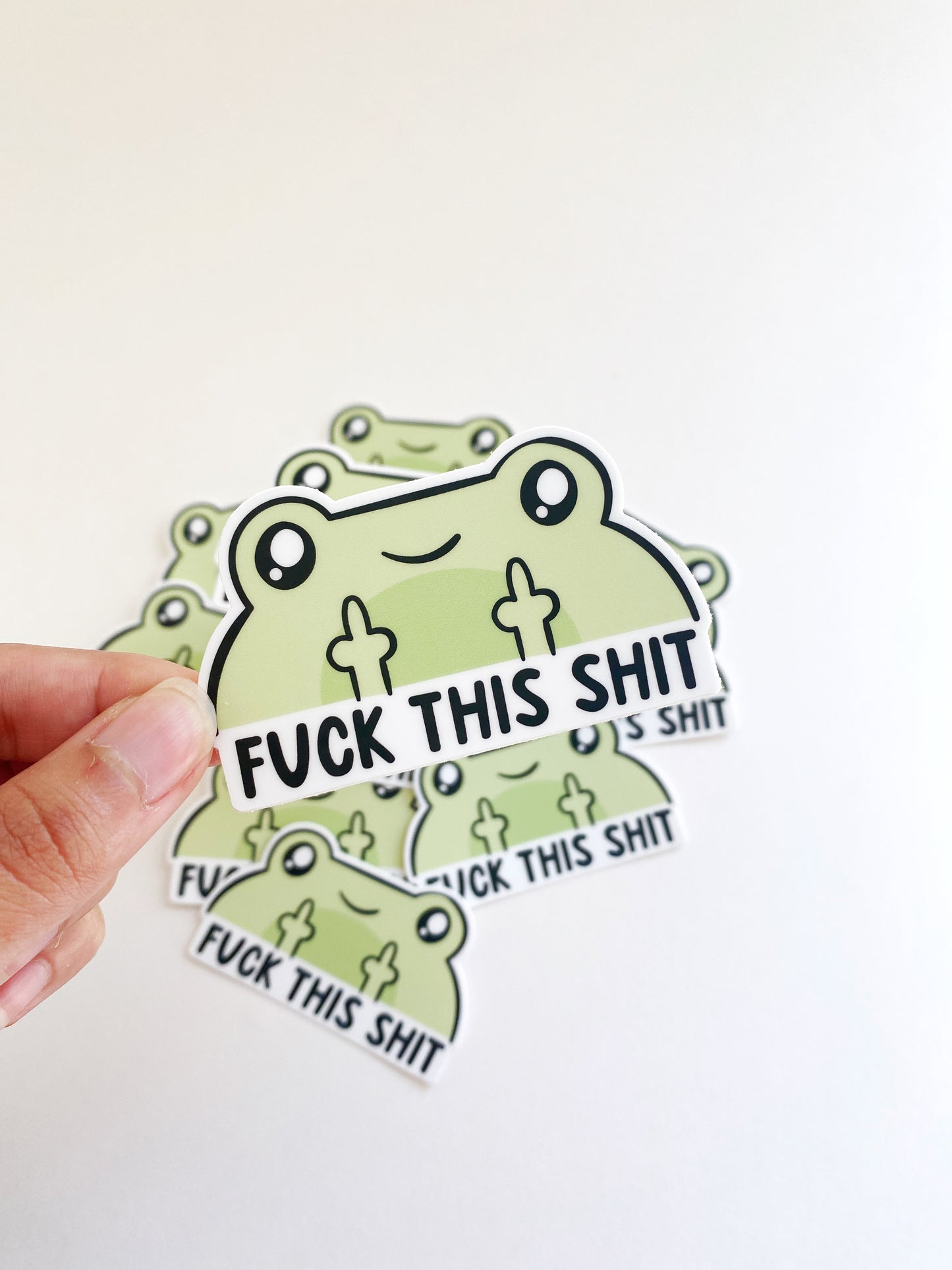 Funny Frog Sticker