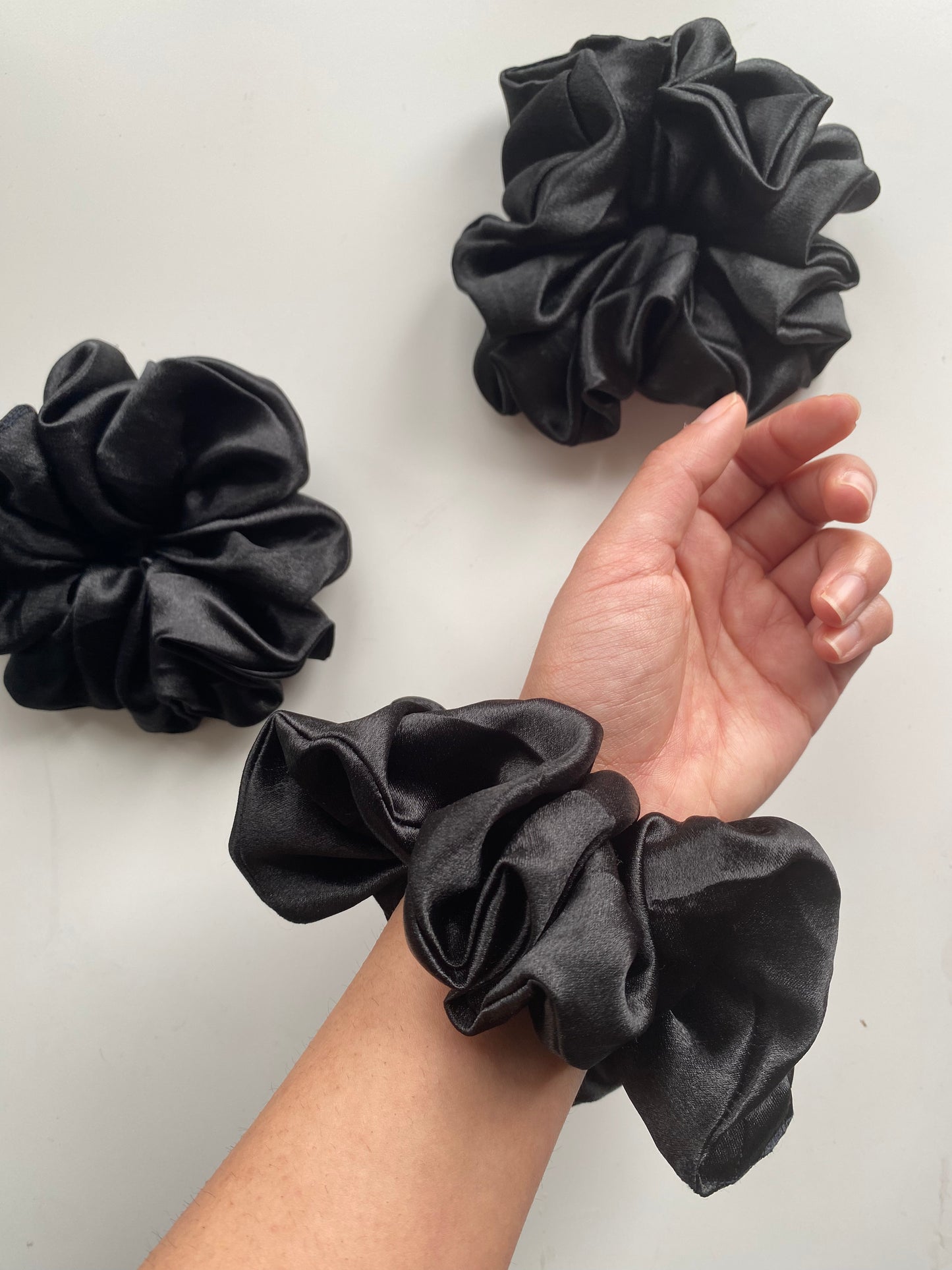 Large Satin Scrunchie