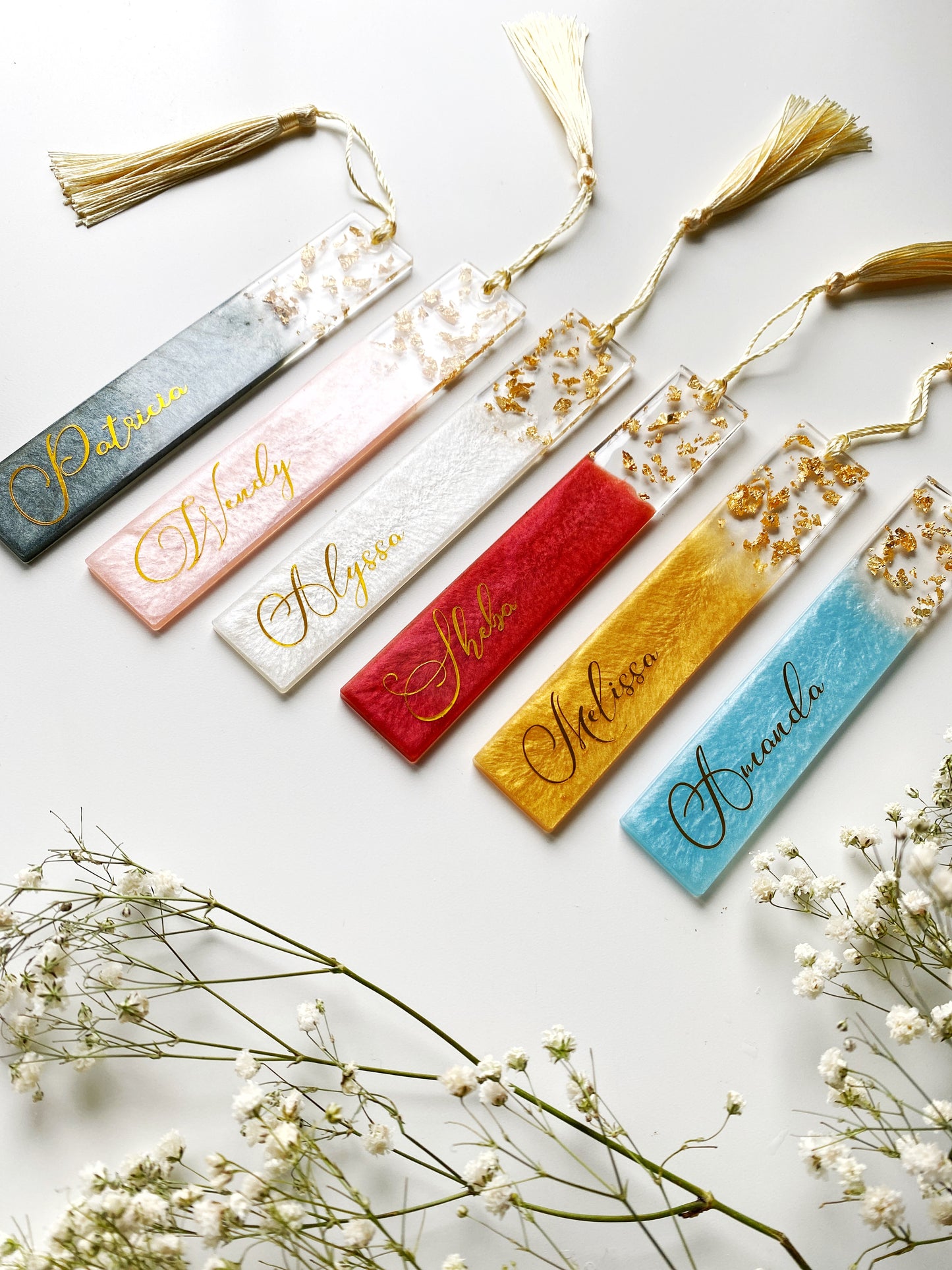 Personalized Resin Bookmark