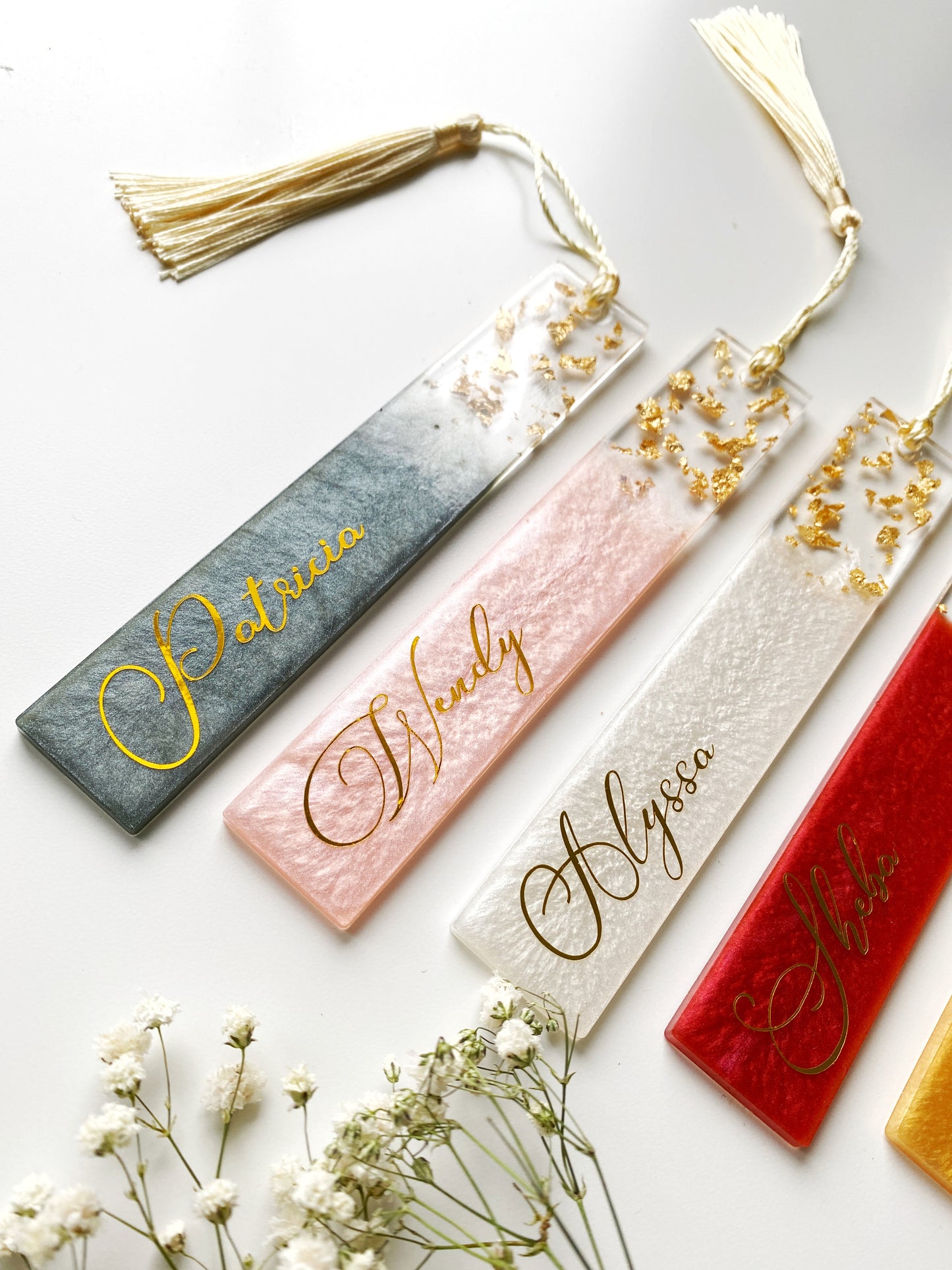 Personalized Resin Bookmark