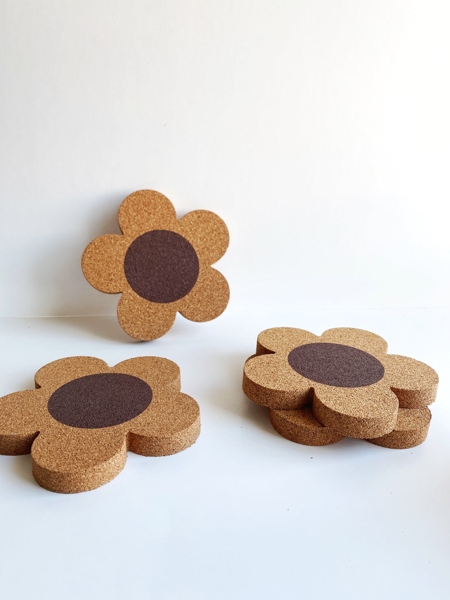 Flower Cork Coaster