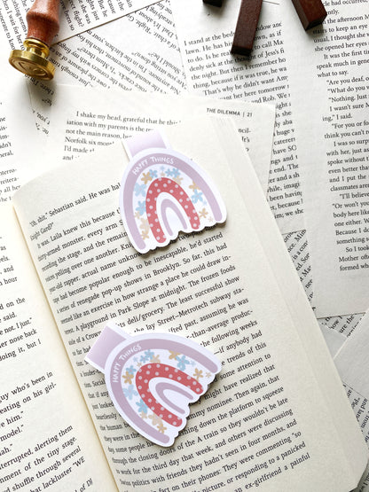 Rainbow magnetic bookmark