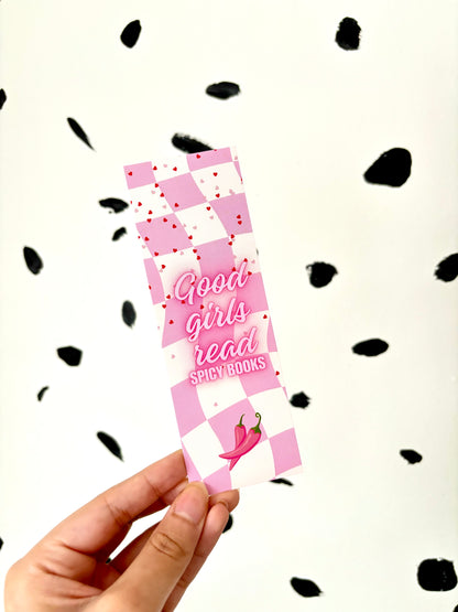 Good Girls Read Spicy Books Bookmark