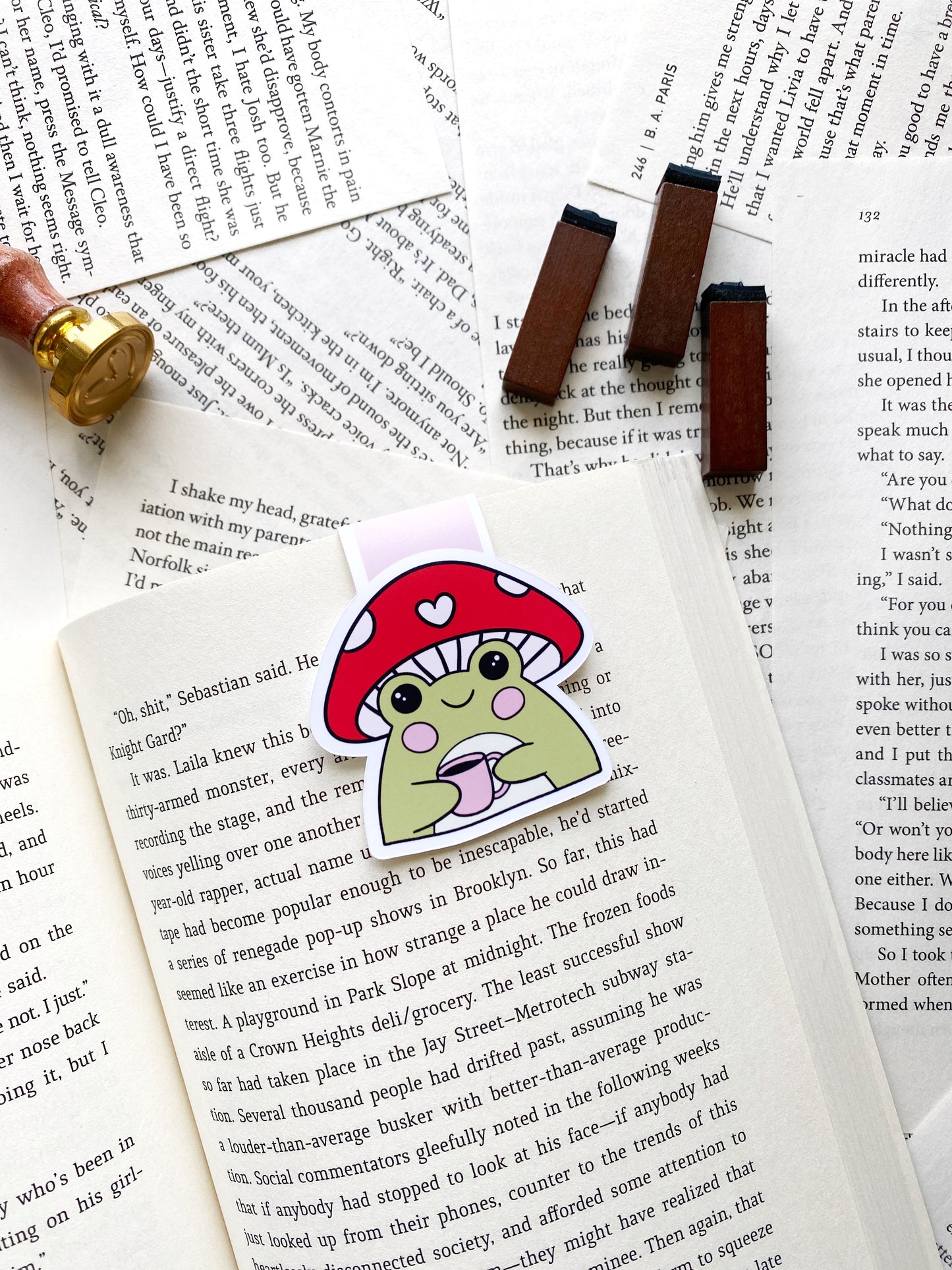 Frog Magnetic Bookmark