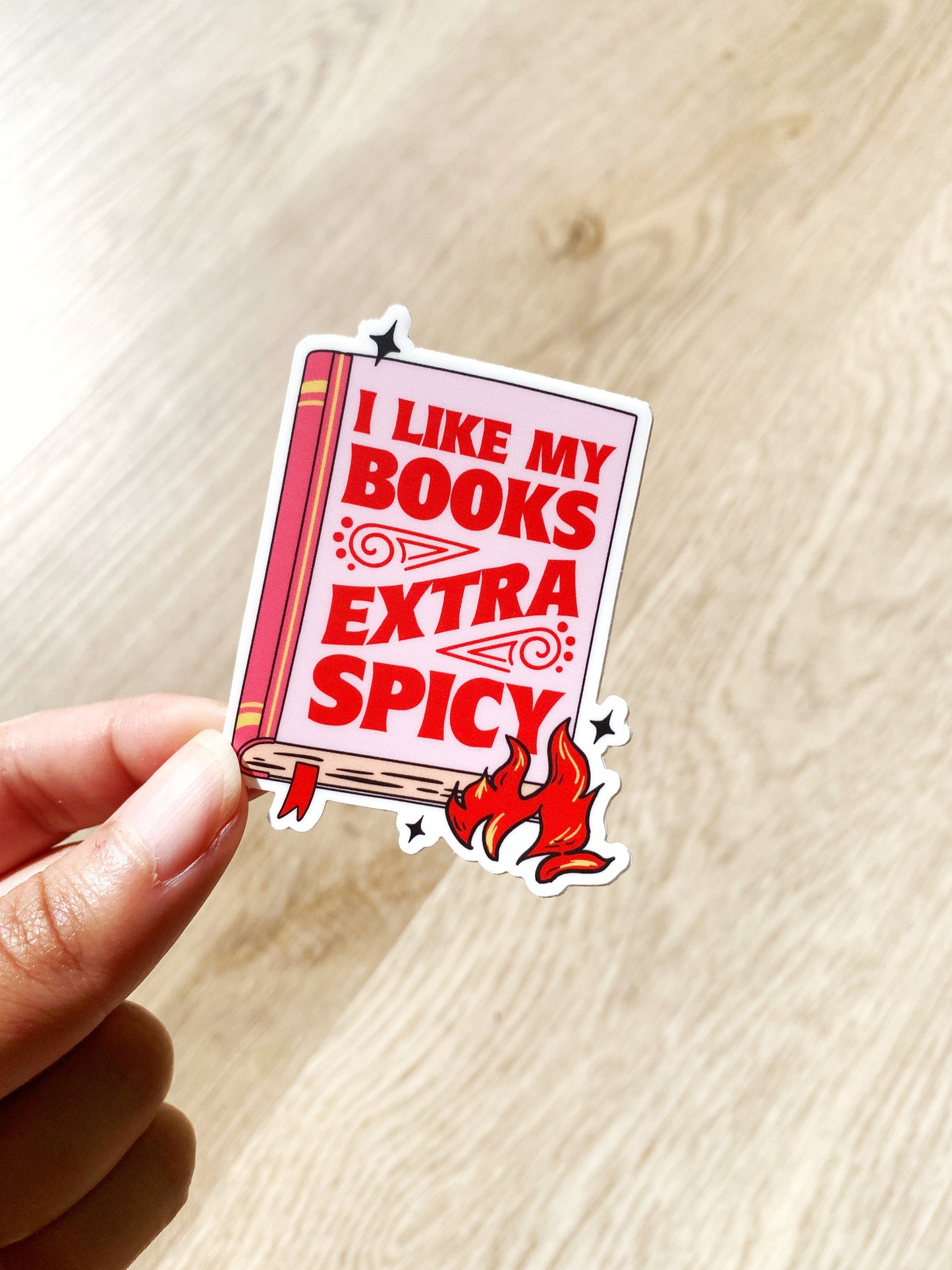 Spicy Books Sticker