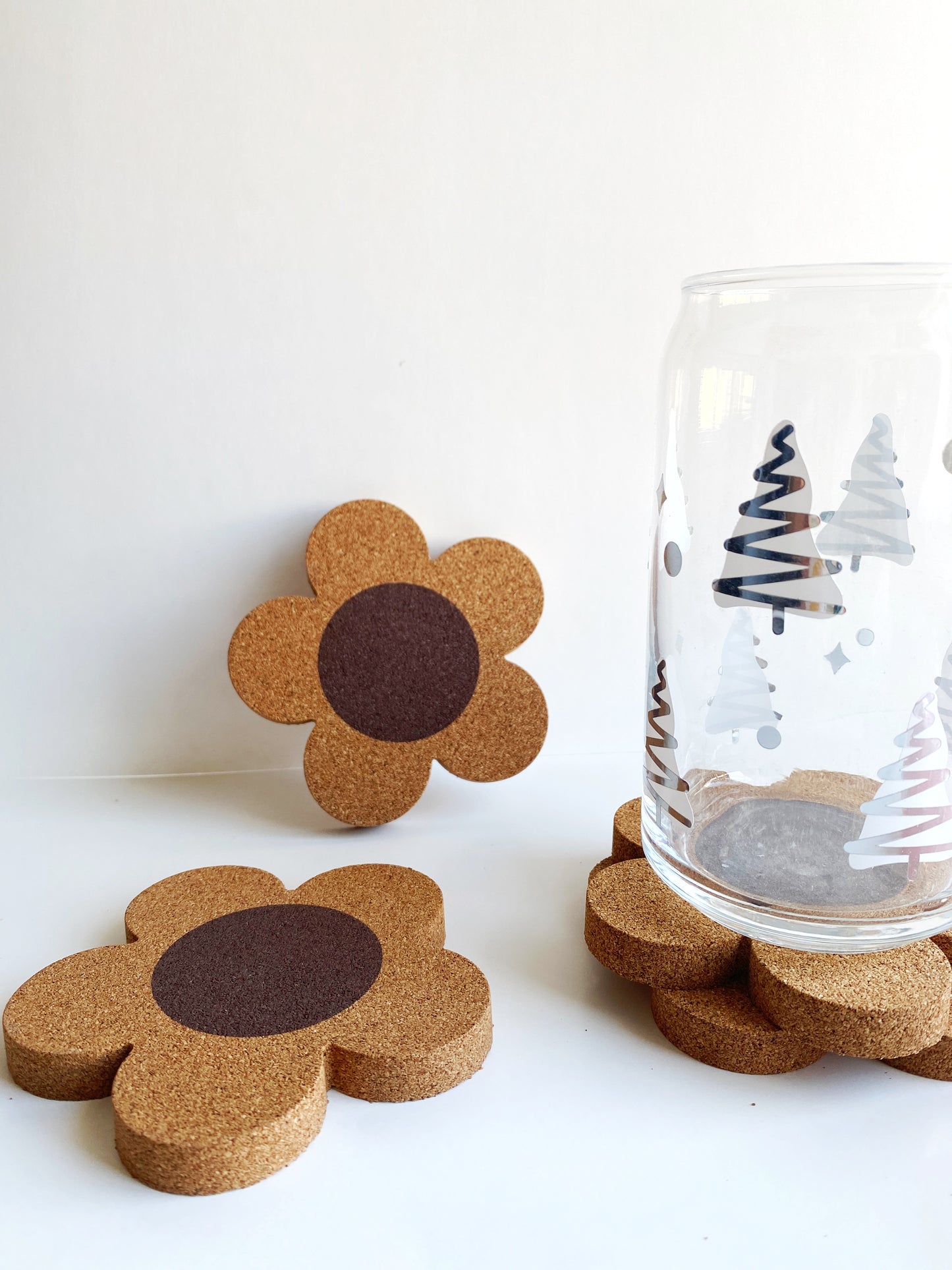 Flower Cork Coaster