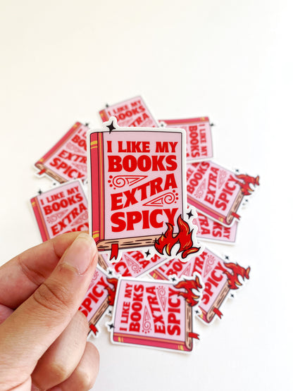 Spicy Books Sticker