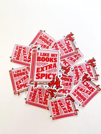 Spicy Books Sticker