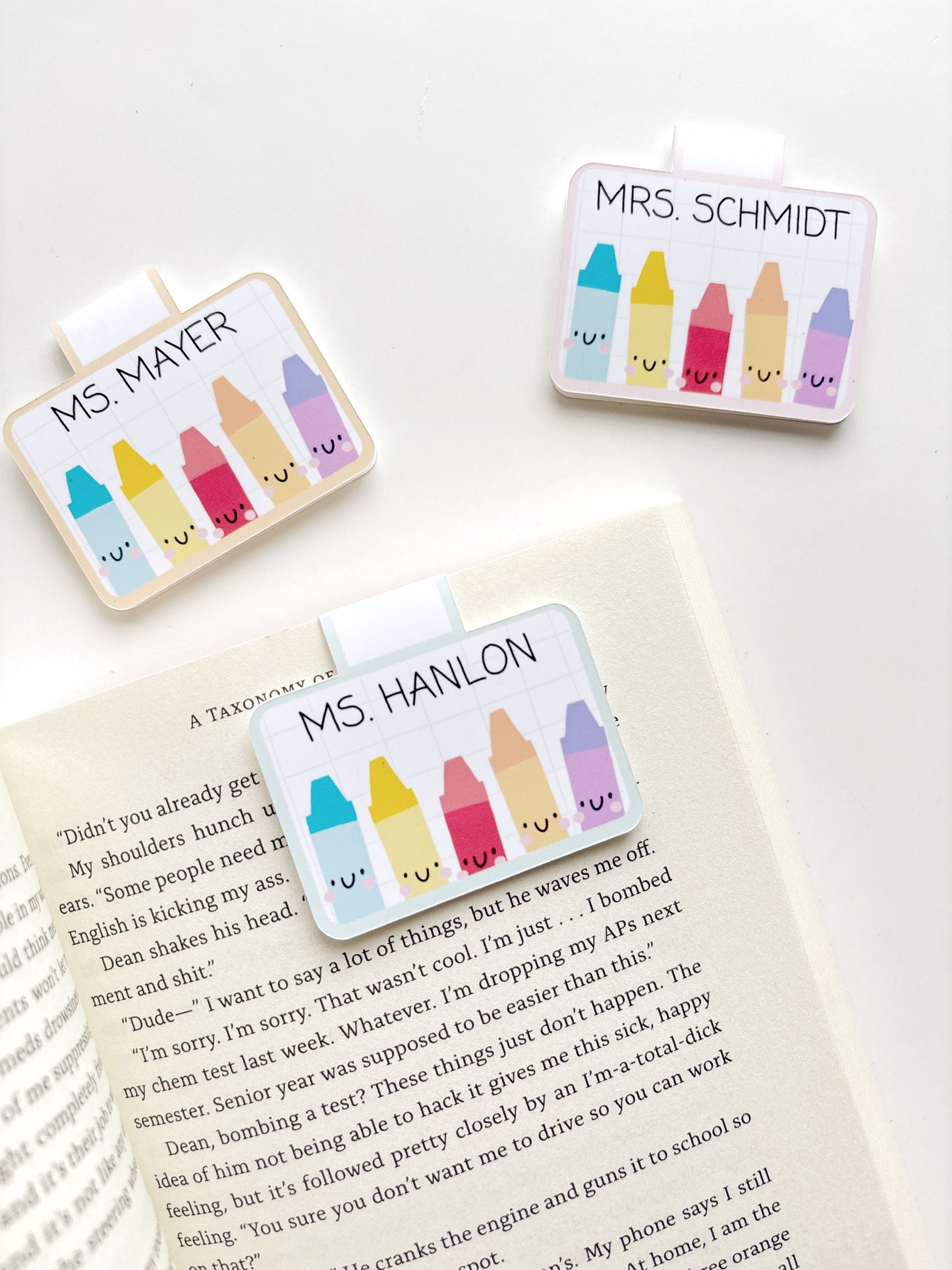 Custom Teacher Magnetic Bookmark