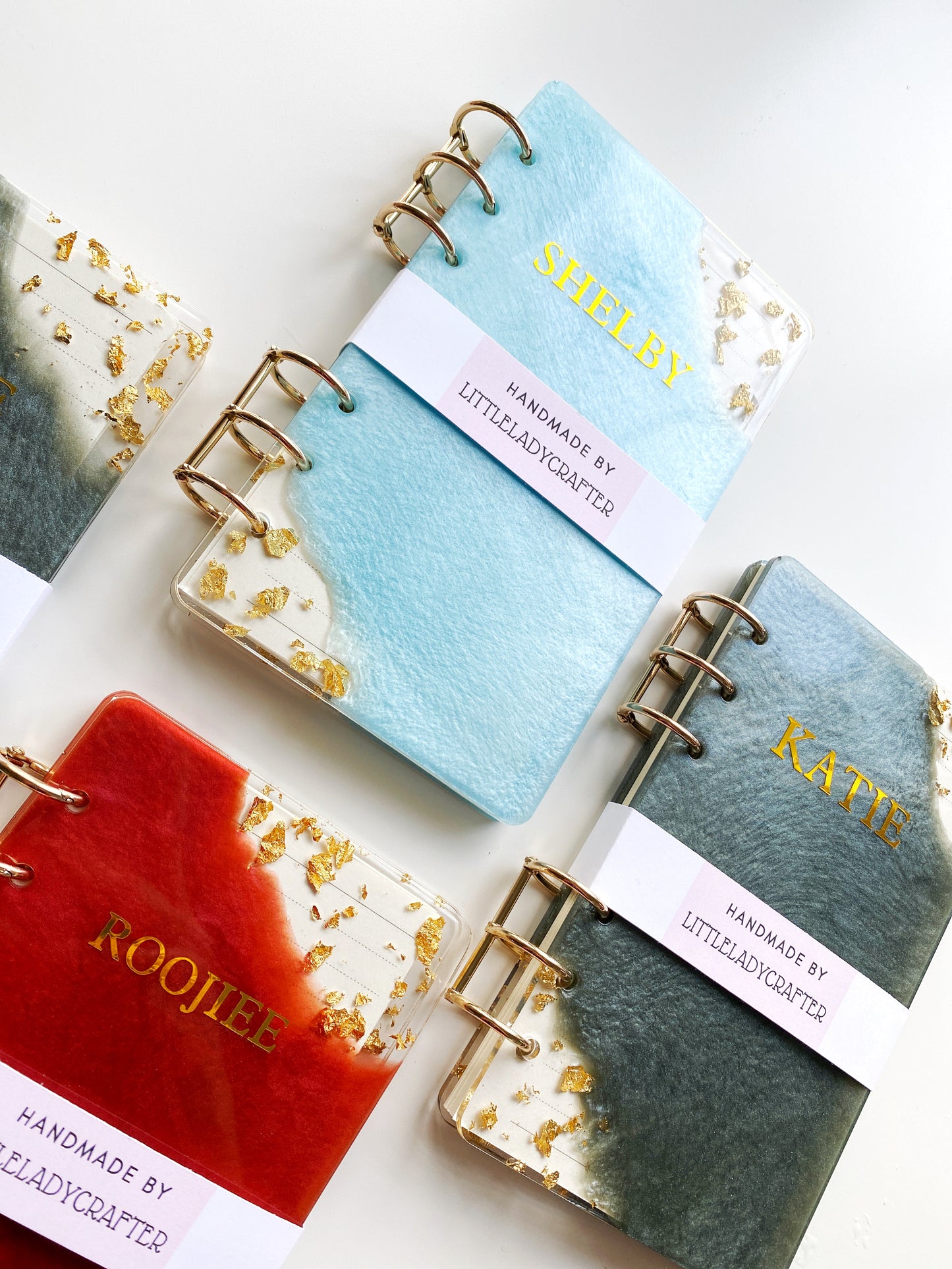 Personalized Refillable Resin Notebook