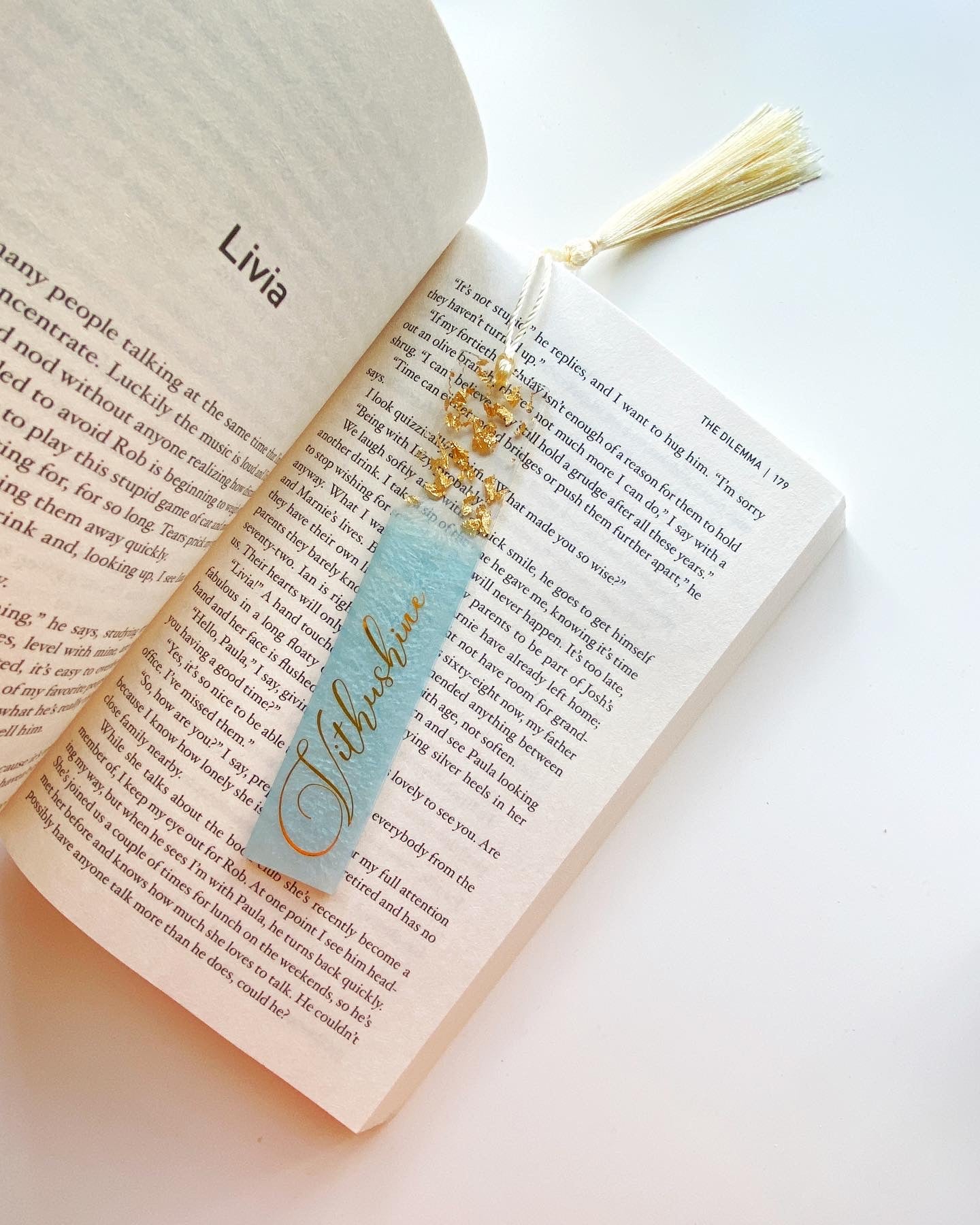 Personalized Resin Bookmark