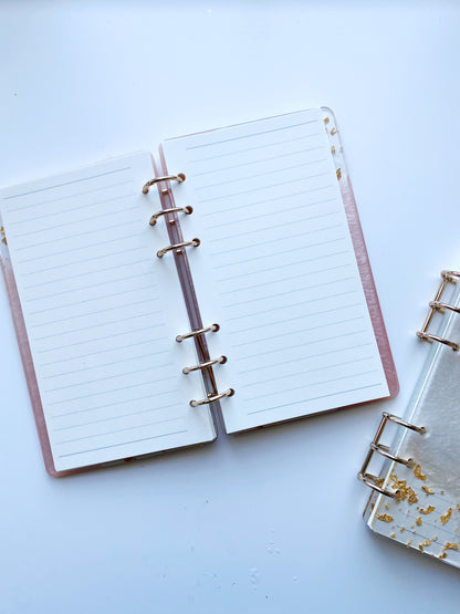 Personalized Refillable Resin Notebook