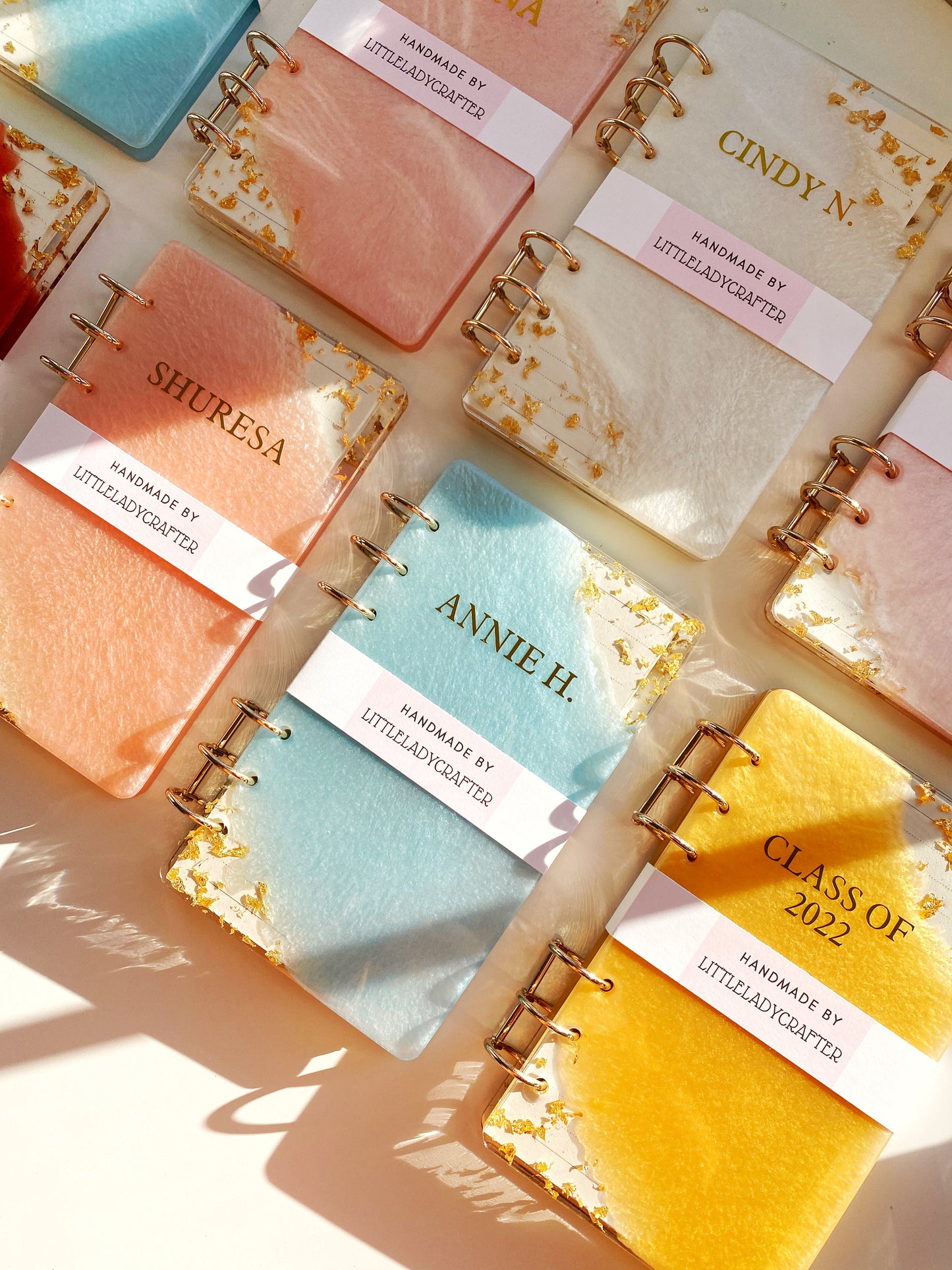 Personalized Refillable Resin Notebook