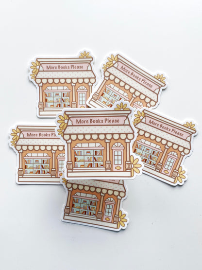 More Books Please Sticker