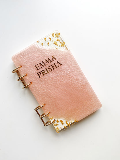 Personalized Refillable Resin Notebook