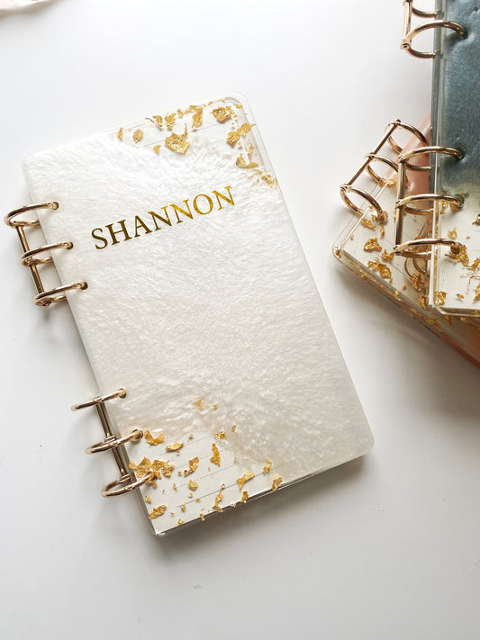 Personalized Refillable Resin Notebook