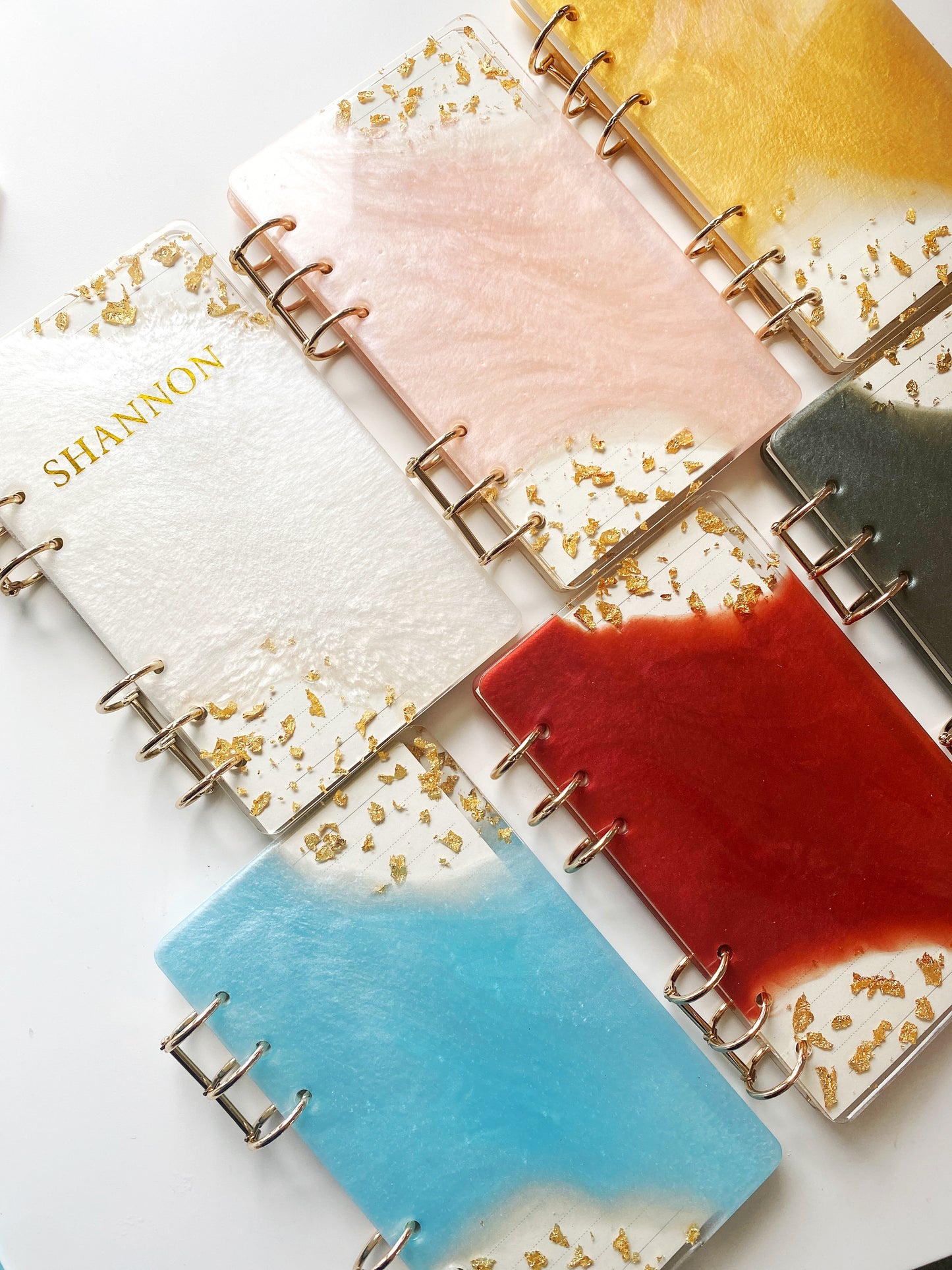 Personalized Refillable Resin Notebook